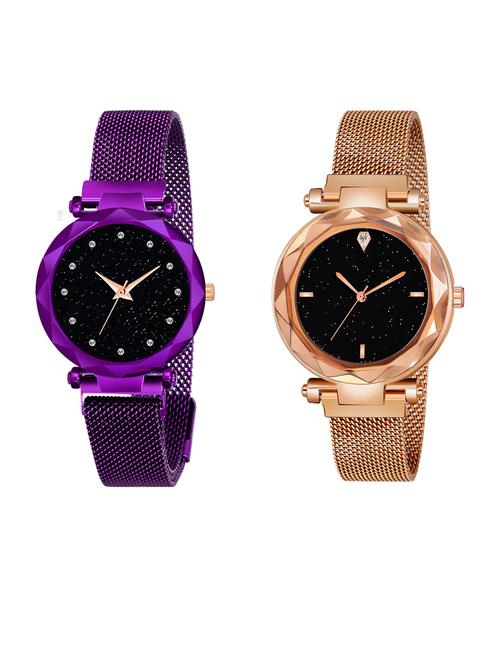 pack of 2 niyatinx women's analog watch - 19828196 - Very Small Image - 1