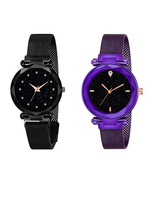 pack of 2 niyatinx women's analog watch - 19828241 - Very Small Image - 1