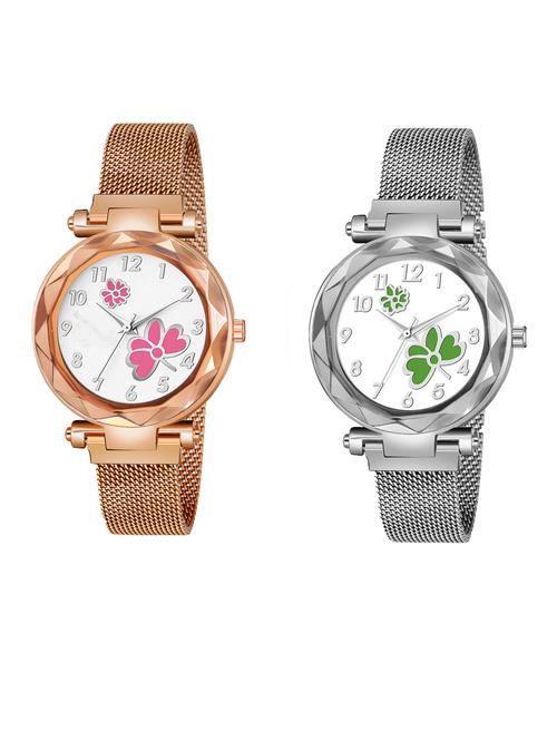 pack of 2 niyatinx women's analog watch - 19828254 - Very Small Image - 1