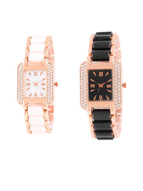 pack of 2 niyatinx women's analog watch - 19828303 - Very Small Image - 1