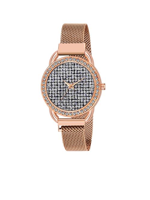 magnetic mesh strap analog watch  - 19828478 - Very Small Image - 1