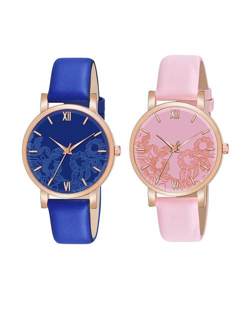 pack of 2 niyatinx women's analog watch - 19828561 - Very Small Image - 1