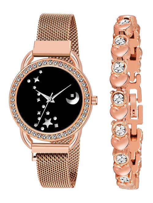 niyatinx women's analog watch combo - 19828750 - Very Small Image - 1