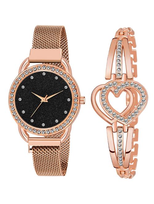 niyatinx women's analog watch combo - 19828753 - Very Small Image - 1