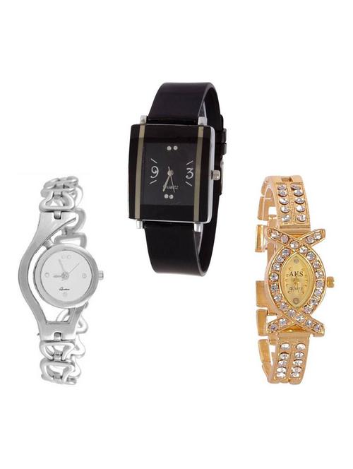 niyatinx women's analog watch combo - 19828837 - Very Small Image - 1
