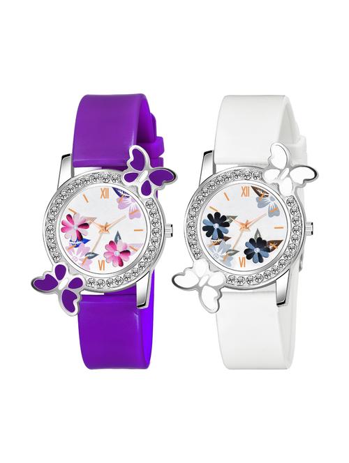 niyatinx women's analog watch combo - 19829049 - Very Small Image - 1