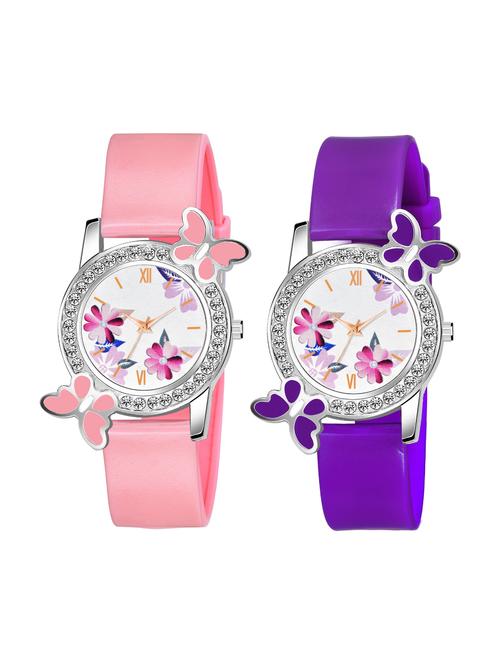 niyatinx women's analog watch combo - 19829061 - Very Small Image - 1