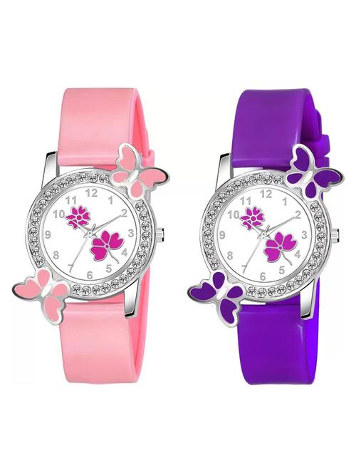 niyatinx women's analog watch combo - 19829072 - Very Small Image - 1