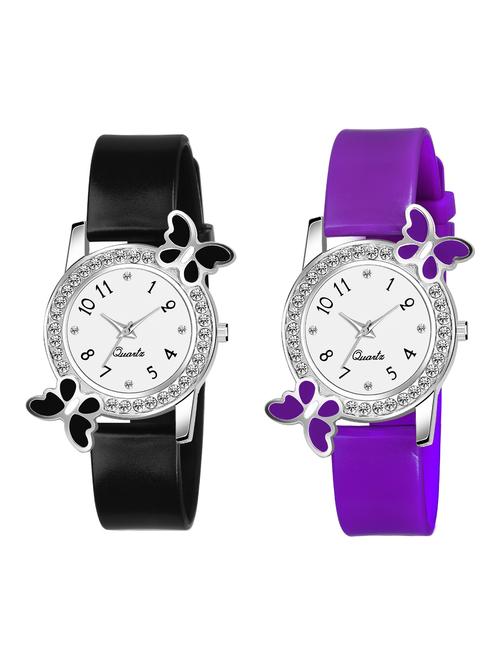 niyatinx women's analog watch combo - 19829113 - Very Small Image - 1