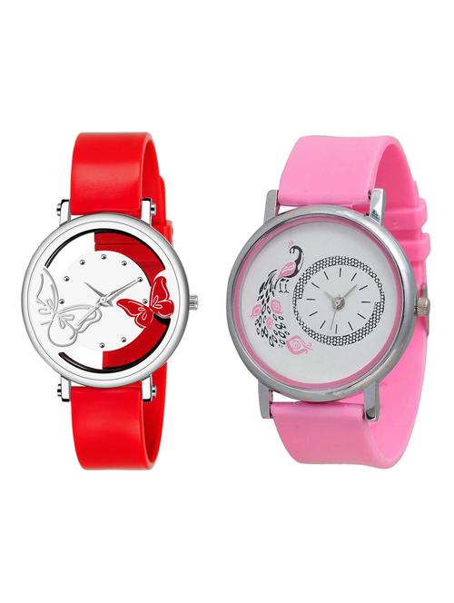 niyatinx women's analog watch combo - 19829169 - Very Small Image - 1