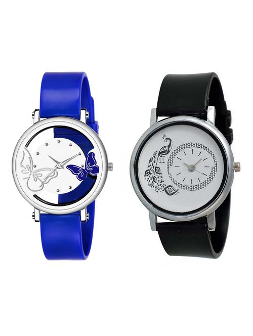 niyatinx women's analog watch combo - 19829184 - Very Small Image - 1