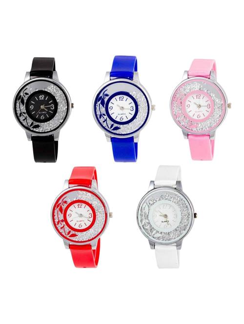 niyatinx women's analog watch combo - 19829316 - Very Small Image - 1