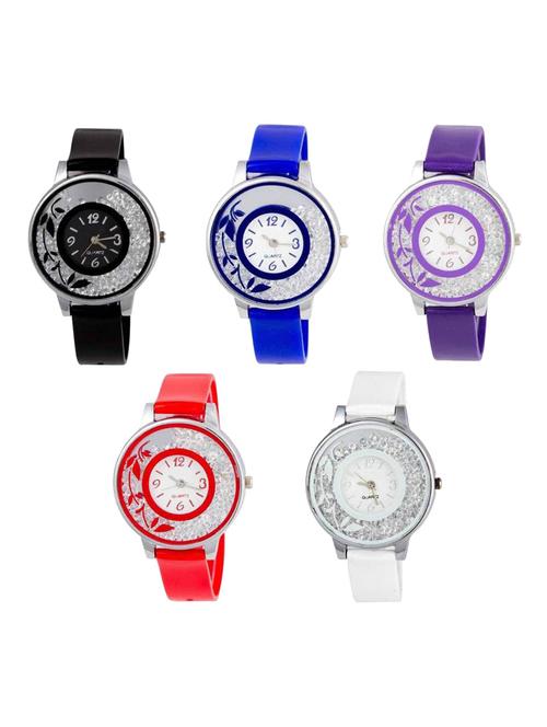niyatinx women's analog watch combo - 19829340 - Very Small Image - 1