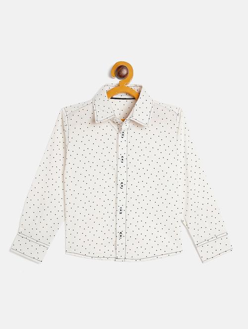 white printed shirt - 19832335 - Very Small Image - 1