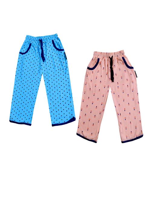 pack of 2 multi colored printed three-fourth - 19833078 - Very Small Image - 1