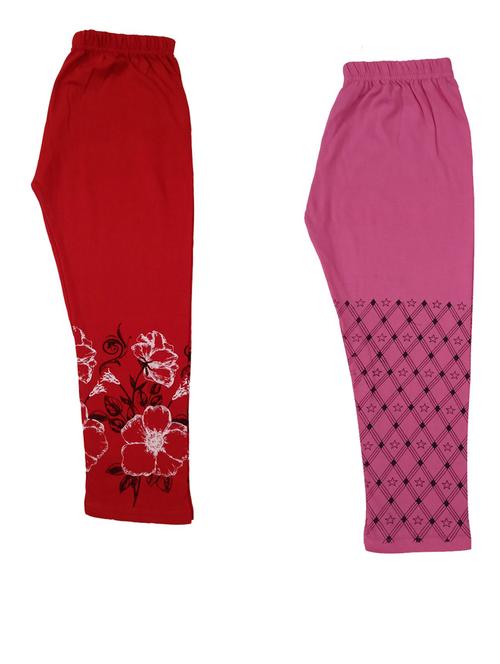 pack of 2 multi colored printed three-fourth - 19833112 - Very Small Image - 1