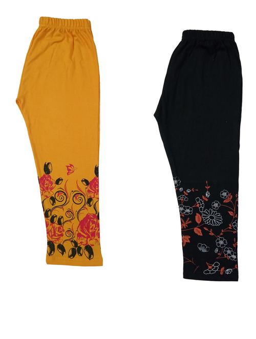 pack of 2 multi colored printed three-fourth - 19833131 - Very Small Image - 1