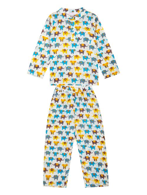 blue printed top & bottom set - 19838247 - Very Small Image - 1