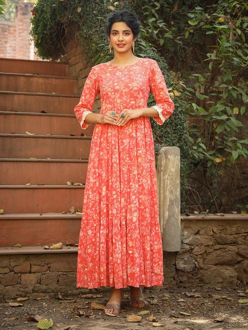 women's flared kurta - 19838481 - Very Small Image - 1