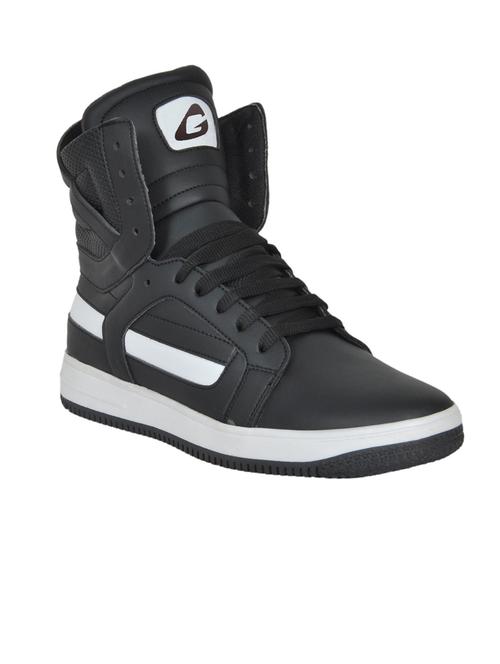 black solid lace up sneakers - 19839348 - Very Small Image - 1