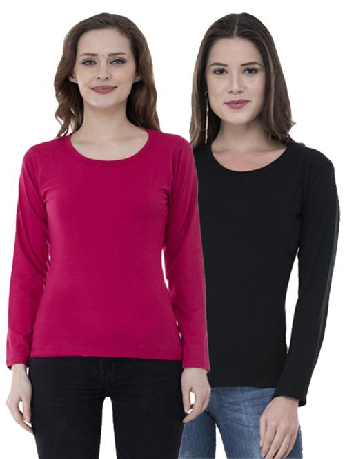 women's t-shirt combo - 19841815 - Very Small Image - 1