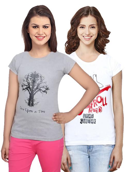 women's t-shirt combo - 19842726 - Very Small Image - 1