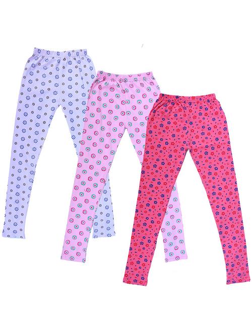 pack of 3 printed leggings - 19843613 - Very Small Image - 1