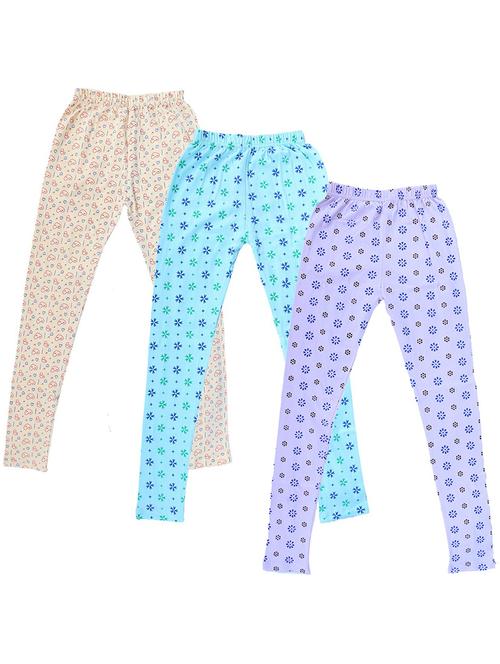 pack of 3 printed leggings - 19843624 - Very Small Image - 1