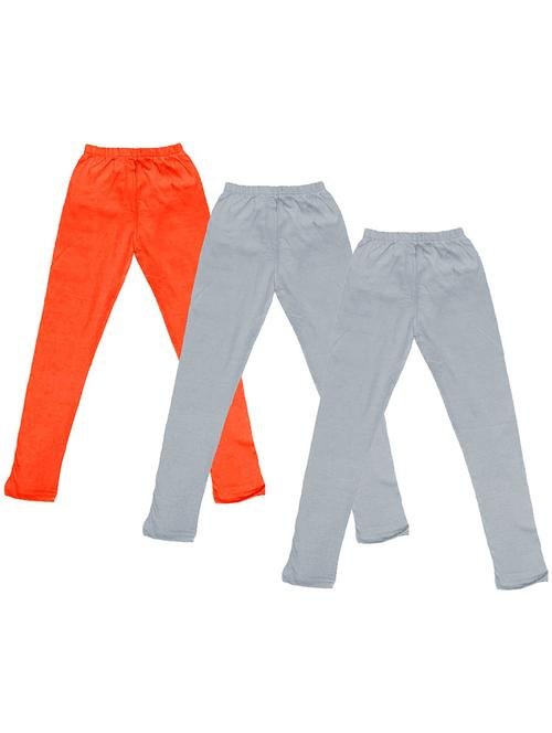 pack of 3 solids leggings - 19843641 - Very Small Image - 1