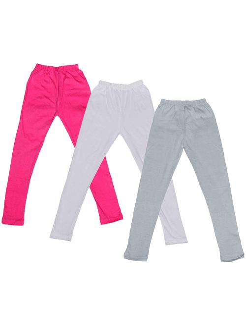 pack of 3 solids leggings - 19843680 - Very Small Image - 1