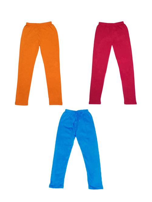 set of 3 cotton legging - 19845267 - Very Small Image - 1