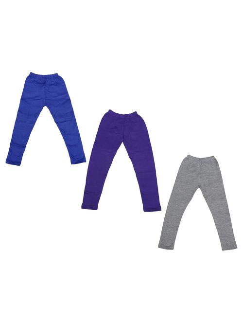 pack of 3 girls solid leggings - 19846475 - Very Small Image - 1