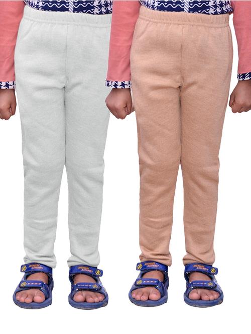 pack of 2 girls solid leggings - 19846605 - Very Small Image - 1