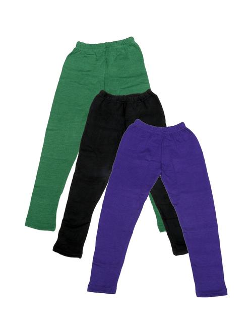 pack of 3 solids leggings - 19846679 - Very Small Image - 1