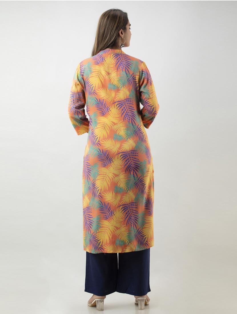 printed kurta palazzo set - 19847434 - Standard Image - 2
