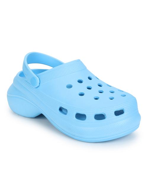 blue pu clogs sandals - 19848012 - Very Small Image - 1