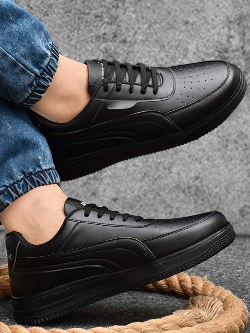 black lace up sneakers - 19848620 - Very Small Image - 1