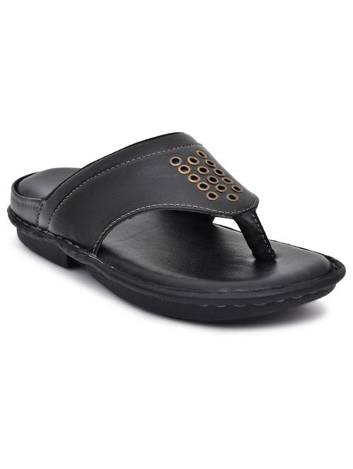 black synthetic slip on flip flop - 19848690 - Very Small Image - 1