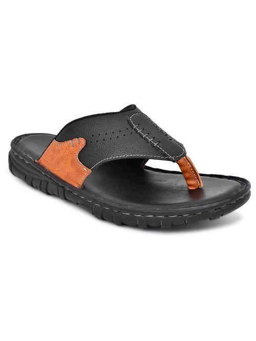 black synthetic slip on flip flop - 19848702 - Very Small Image - 1