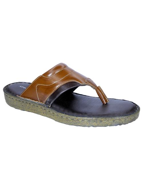 tan synthetic slip on flip flop - 19848714 - Very Small Image - 1