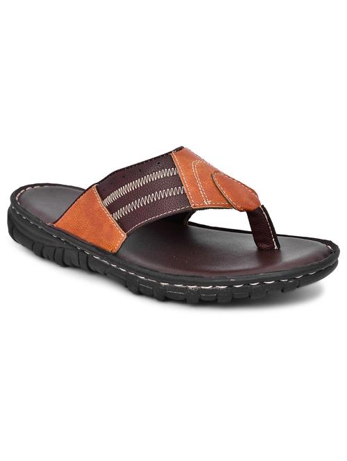 tan synthetic slip on flip flop - 19848725 - Very Small Image - 1