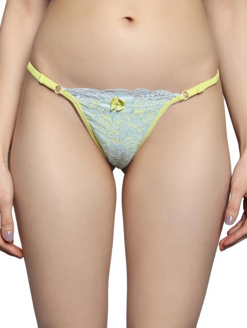 women lycra thongs panty - 19849098 - Very Small Image - 1
