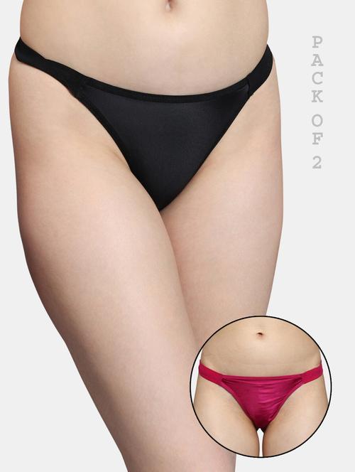 pack of 2 thongs panty - 19849580 - Very Small Image - 1