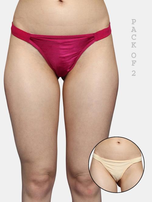 pack of 2 thongs panty - 19849587 - Very Small Image - 1