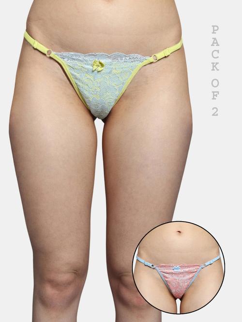 pack of 2 thongs panty - 19849589 - Very Small Image - 1