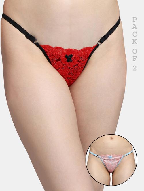 pack of 2 thongs panty - 19849591 - Very Small Image - 1