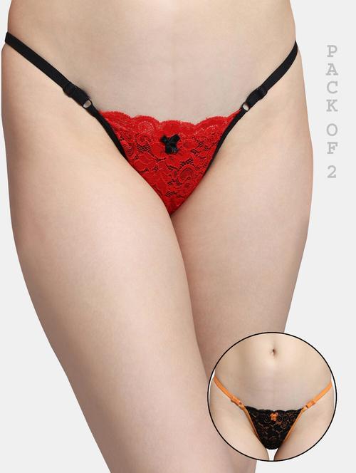 pack of 2 thongs panty - 19849592 - Very Small Image - 1