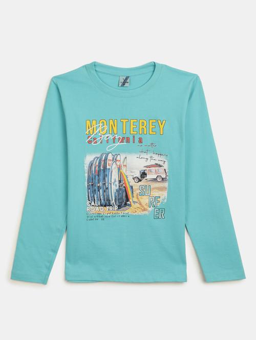 Boys Printed Round Neck T-shirt - 19850370 - Very Small Image - 1