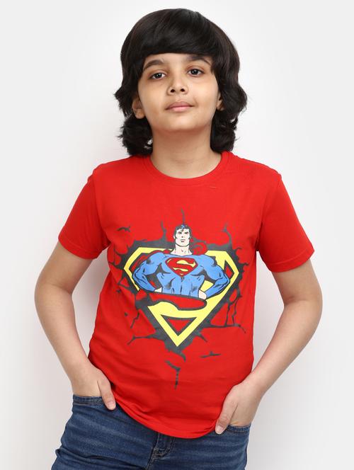 boys printed round neck t-shirt - 19850421 - Very Small Image - 1