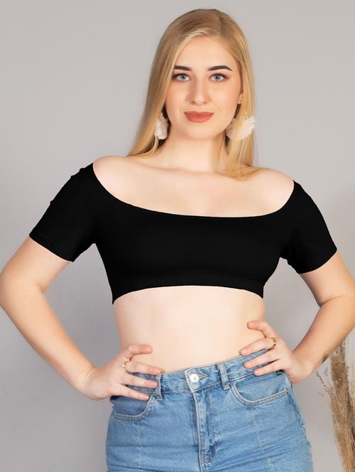 women's blouson off shoulder top - 19850732 - Very Small Image - 1